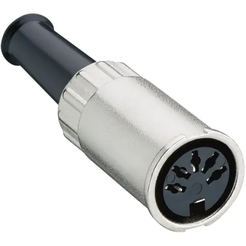 Nur Für Kurze Zeit Kupplung, 5-polig, Lötkelch, Bajonettverriegelung, gerade, 0122 05