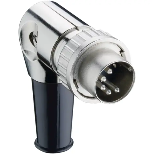 Stecker, 8-polig, Lötkelch, Bajonettverriegelung, abgewinkelt, 0134 08-1 Kracherpreis