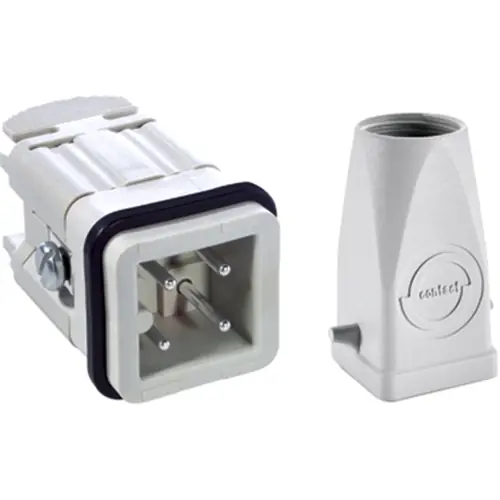 Kracherpreis Steckverbinder-Set, Größe H-A 3, 3-polig + PE , IP65, 75009601