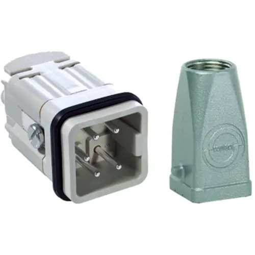 Bestpreis Steckverbinder-Set, Größe H-A 3, 3-polig + PE , IP65, 75009602