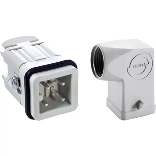 Kostenfreie Lieferung Steckverbinder-Set, Größe H-A 3, 4-polig + PE , IP65, 75009615